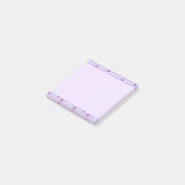 Pastellstreifen-Muster mit Daisis Post-it Klebezettel (angewinkelt)