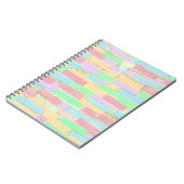 Pastellstreifen Notizblock (Linke Seite)