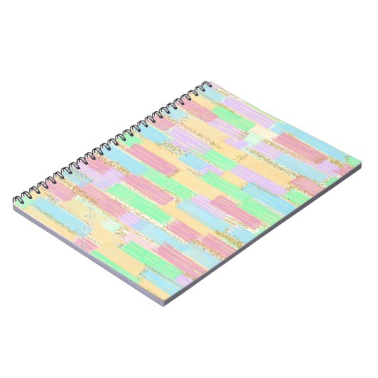 Pastellstreifen Notizblock (Linke Seite)