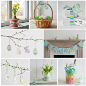 Pastellstreifen Satinband