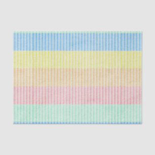Pastellstreifen Seidenpapier