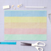 Pastellstreifen Seidenpapier (Handwerk)