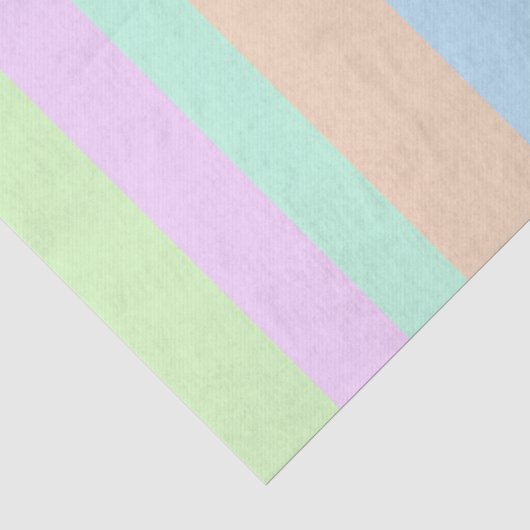 Pastellstreifen Seidenpapier (Ausschnitt)