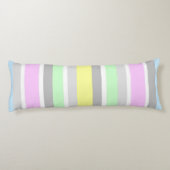 Pastellstreifen Seitenschläferkissen (Rückseite)