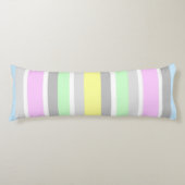 Pastellstreifen Seitenschläferkissen (Vorderseite)