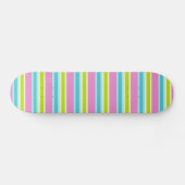 Pastellstreifen-Skateboard Skateboard (Horizontal)