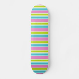 Pastellstreifen-Skateboard Skateboard