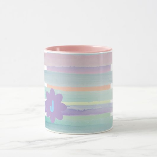 Pastellstreifen Tasse (Zentrum)