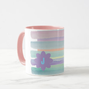 Pastellstreifen Tasse