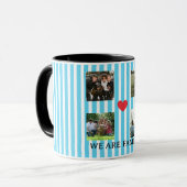 Pastellstreifen Tasse (Vorderseite Links)