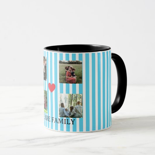 Pastellstreifen Tasse (VorderseiteRechts)