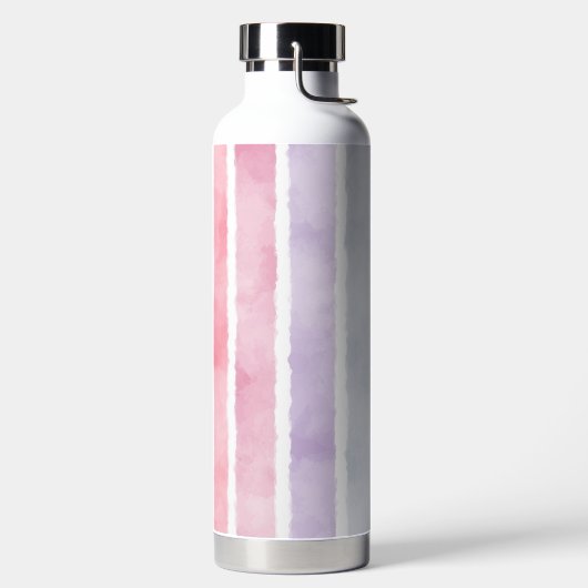 Pastellstreifen Trinkflasche (links)