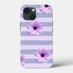 Pastellstreifenmuster mit Gänseblümchen Case-Mate iPhone Hülle