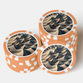 Pastellströmungen Pokerchips (Stapel)