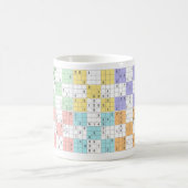 Pastellsudoku Kaffeetasse (Mittel)