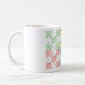 Pastellsudoku Kaffeetasse (Links)