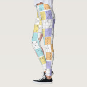 Pastellsudoku-Leggings Leggings (Links)