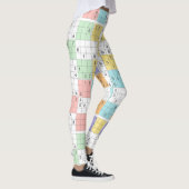Pastellsudoku-Leggings Leggings (Rechts)