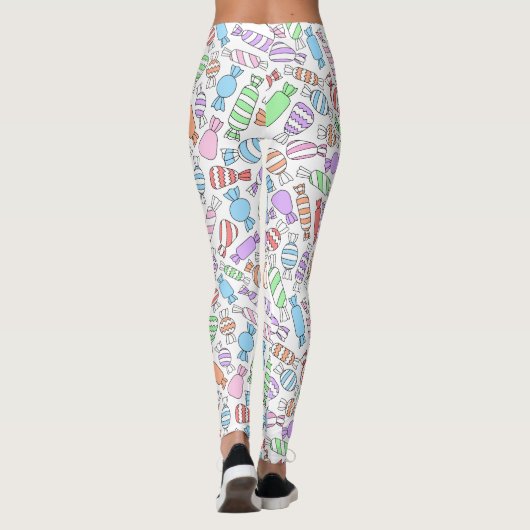 Pastellsüßigkeiten Leggings (Rückseite)