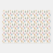 Pastelltanne Geschenkpapier Set (Vorderseite 3)