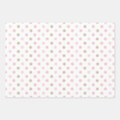 PASTELLTASTEN FÜR PINK- UND TAN-MUSTER GESCHENKPAPIER SET (Vorderseite 3)