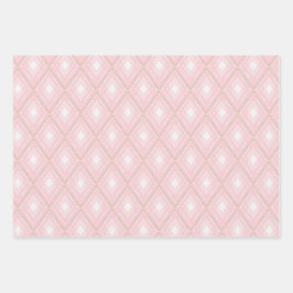 PASTELLTASTEN FÜR PINK- UND TAN-MUSTER GESCHENKPAPIER SET