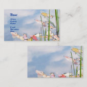 Pastellteilekarte Visitenkarte (Vorne/Hinten)