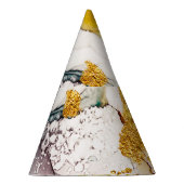 Pastelltenderness: Goldene Wirbel Kunst. Partyhütchen (Rechts)