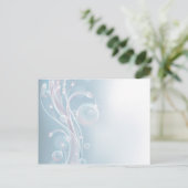 Pastellton-Grundwasserdesign Postkarte (Stehend Vorderseite)