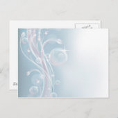 Pastellton-Grundwasserdesign Postkarte (Vorne/Hinten)
