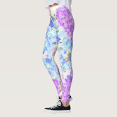 Pastelltöne Blumenmuster Leggings (Links)