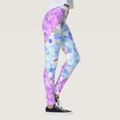 Pastelltöne Blumenmuster Leggings (Rechts)