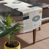 Pastelltöne des geometrischen Musters Mitte des Ja Kurzer Tischläufer