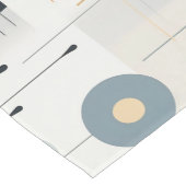 Pastelltöne des geometrischen Musters Mitte des Ja Kurzer Tischläufer (Ecke)