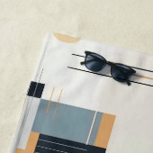 Pastelltöne des geometrischen Musters Mitte des Ja Strandtuch (Beispiel)