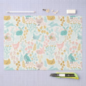 Pastelltöne Ostersymbolmuster Seidenpapier (Handwerk)
