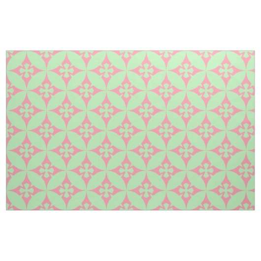 Pastelltöne rosafarbenes, geometrisches Muster Stoff (Fat Quarter (45,7 x 55,9 cm))