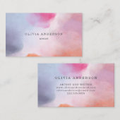 Pastelltraum | elegant und schön visitenkarte (Vorne/Hinten)