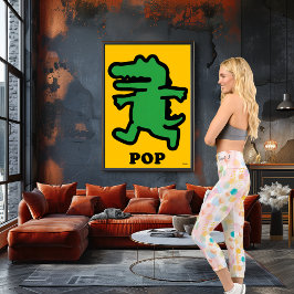 Pastellträume: Weiche Abstrakte Blumenmuster Capri Leggings