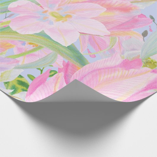Pastelltulpe-Packpapier Geschenkpapier (Ecke)