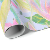 Pastelltulpe-Packpapier Geschenkpapier (Rolleneckpunkt)