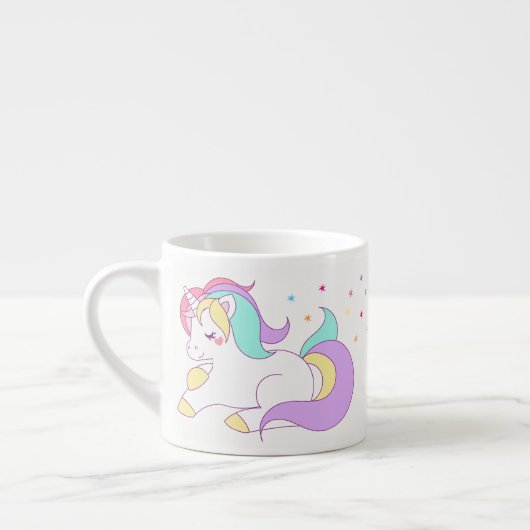 Pastellunicorn-Tasse Espressotasse (Links)