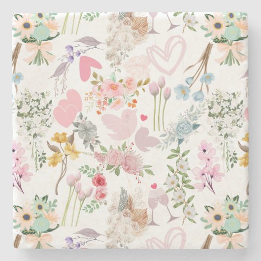 Pastellverzierungen 02 steinuntersetzer (Vorderseite)