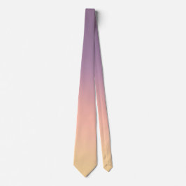 Pastellviolett bis Beige Farbverlauf Schlips Soft Krawatte