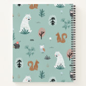 Pastellwaldtiere Notizblock (Rückseite)