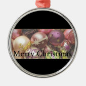 Pastellwerk Silbernes Ornament (Vorne)