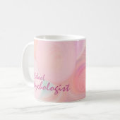 PastellWirbels-Schulpsychologe-Kaffee-Tasse Kaffeetasse (Vorderseite Links)