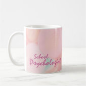 PastellWirbels-Schulpsychologe-Kaffee-Tasse Kaffeetasse (Links)