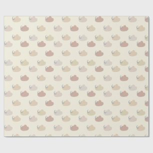 Pastellwolken Geschenkpapier