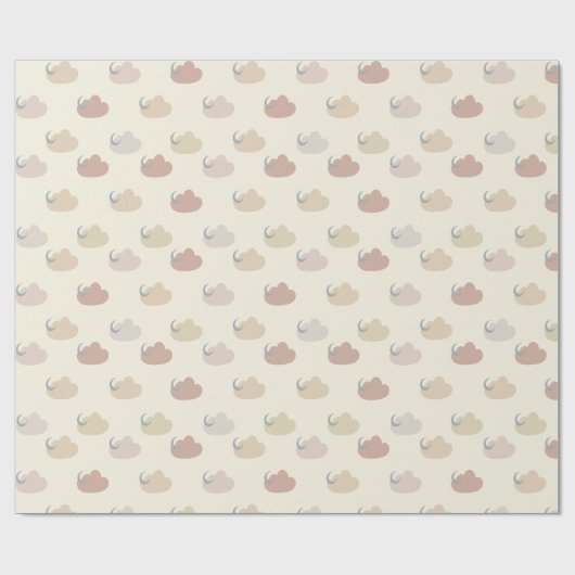 Pastellwolken Geschenkpapier (Flach)